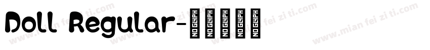 Doll Regular字体转换
